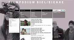 Desktop Screenshot of filmpodiumbiel.ch